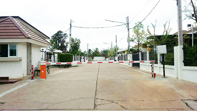 ติดตั้งแขนกั้นรถยนต์