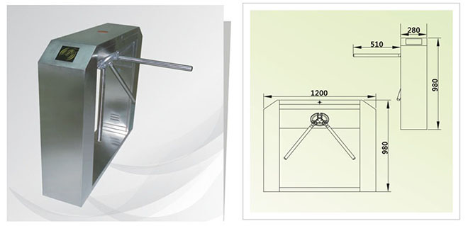 เครื่องกั้นสามขา ประตูหมุนสามขา Tripod Turnstiles เครื่องกั้นสามขา ประตูหมุนสามขา Tripod Turnstiles