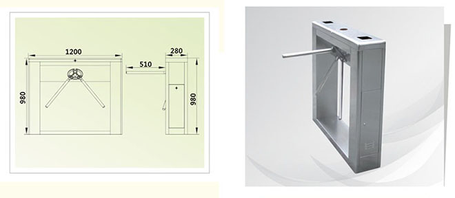 เครื่องกั้นสามขา ประตูหมุนสามขา Tripod Turnstiles เครื่องกั้นสามขา ประตูหมุนสามขา Tripod Turnstiles